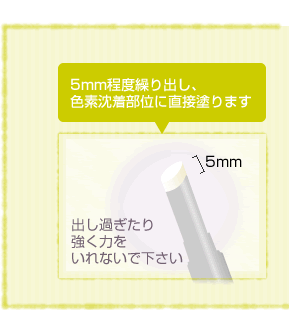 直接塗ります
